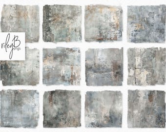Industriële blauwgrijze png-bestanden - png-bestand met verweerde textuur - grunge achtergronden - stedelijke geschilderde lagen - vervaagde overlays van industriële kunst