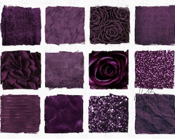 Aubergine Textur PNGs - Lila Farbige Texturierte Sublimation PNGs - Aubergine PNG Texturen - Lila Hintergrund PNGs