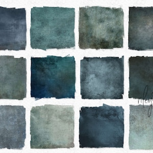 PNGs de textura verde azul - Texturas verdes azules grunge - Texturas verdes azules - Fondos texturizados azules - Fondos grunge de color océano