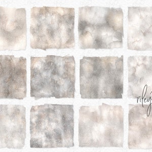 Neutral Nebula Texture PNGs - Neutral Colored Handpainted Watercolor Backgrounds - Fine Art Textures - Beige Textures - Sublimation Nebula