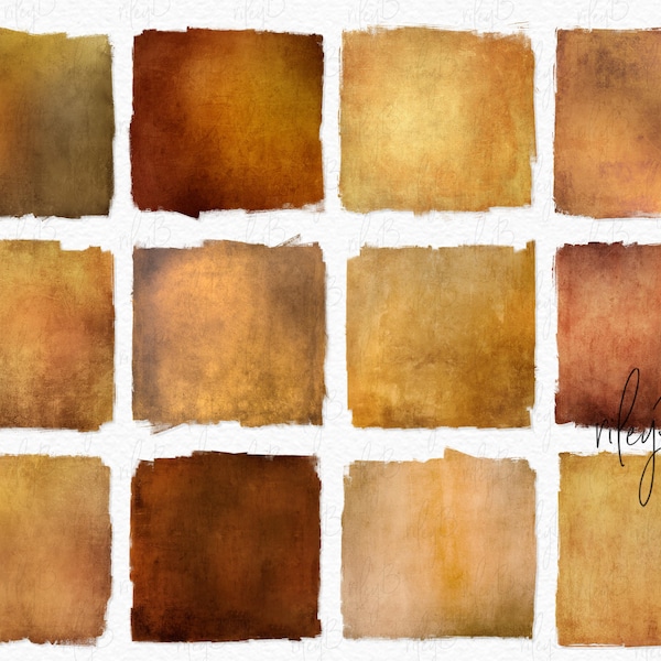 Calcutta Curry Texture PNGs - Curry Colored Backgrounds - Yellow Brown Clipart PNGs - Curry Color Palette Grunge Textures