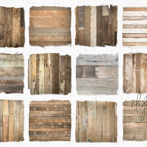 Texturas de madera recuperadas - Texturas de tarimas de madera recuperadas - Madera rústica - Revestimiento de paredes recuperado - Fondos fotográficos de madera recuperada