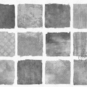 Distressed Damast Beton Textur PNGs - Grunge Grauer Stein - Geprägte Steintexturen - Graue strukturierte Hintergründe - Distressed Grey Textures