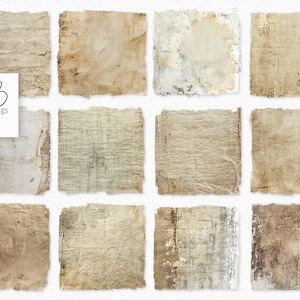 Telas de linho PNG – Neutros desgastados – Tecido envelhecido texturizado – Grunge terroso sutil – Superfícies artesanais vintage – Camadas minimalistas rústicas