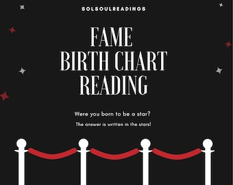 Fame Astrology Reading (Numerology & Birth Chart Reading)