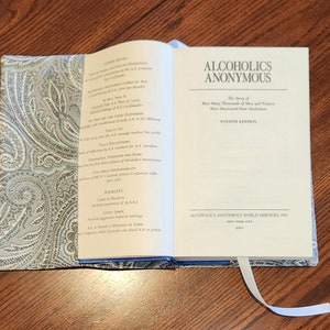 Alcoholics Anonymous Big Book Cover