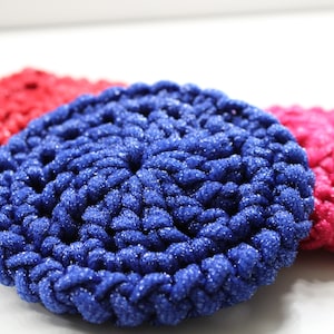 Dish Scrubbies, Dish Scrubby, Nylon, Crocheted, Handmade, Reusable, Dishes, Kitchen, Dish Cloths, Pot Scrubber, Sponge, Scrubbie, Scrubby