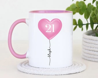 Personalised Birthday Mug, 18th,21st,30th,40th,50th,60th,70th,80th Birthday Mug, Birthday Age Mug, Birthday Mug For Her, Personalised Gifts