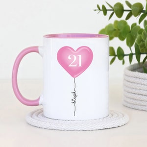 Personalised Birthday Mug, 18th,21st,30th,40th,50th,60th,70th,80th Birthday Mug, Birthday Age Mug, Birthday Mug For Her, Personalised Gifts