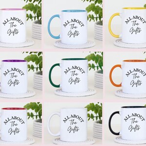 Taza de girasol personalizada, regalo floral para ella, regalo de girasol para mamá, taza de girasol de cumpleaños, taza de cumpleaños para amigas, regalos para ella imagen 2