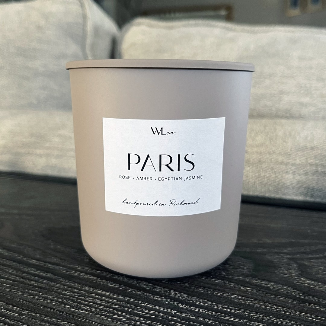 8oz Marble Candle - Paris