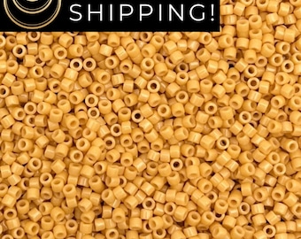 DB2102 11/0 Miyuki Delica Beads Duracoat Opaque Banana
