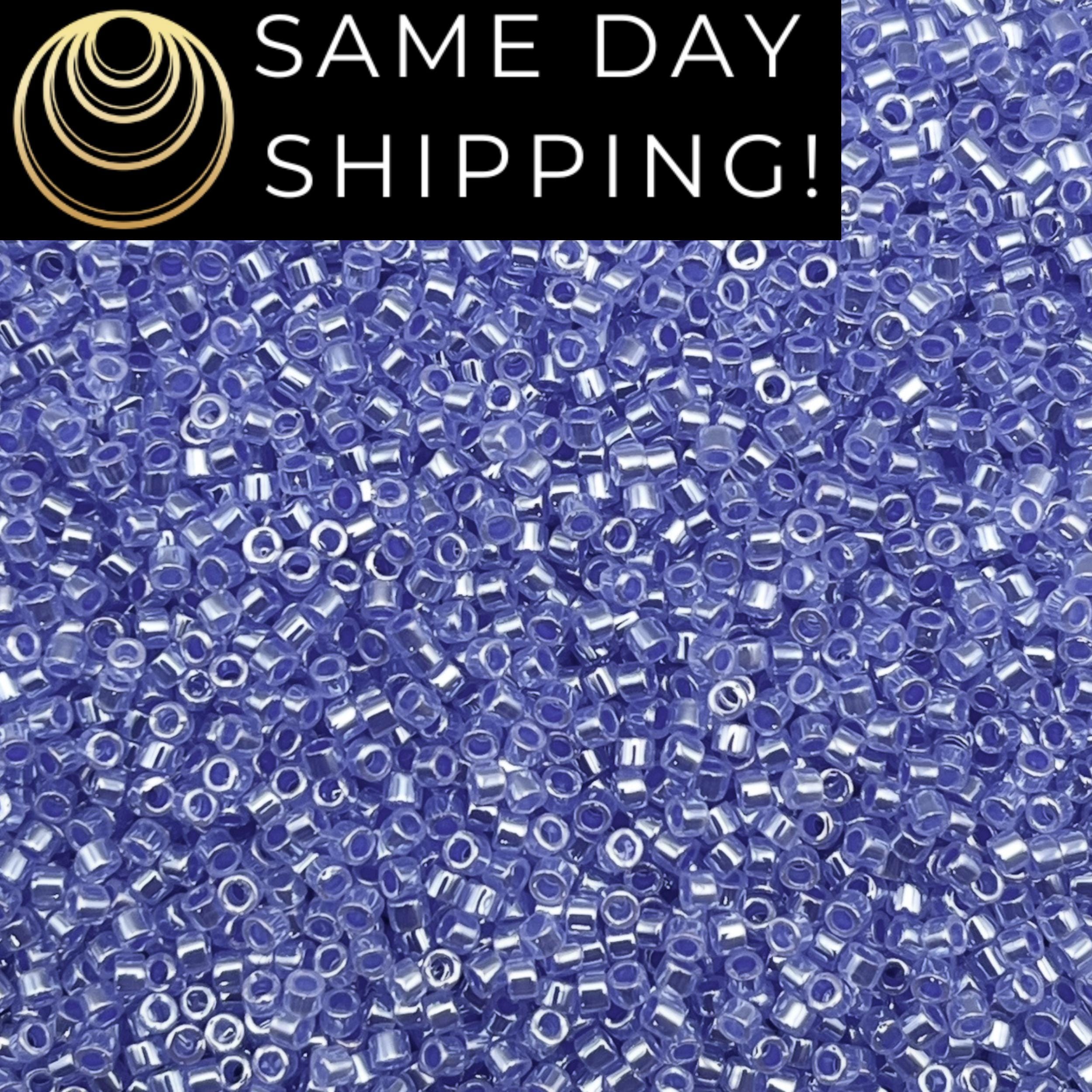 6-649, Miyuki 20g Silver Lined Violet Alabaster 6-649, Miyuki 20g Silver Lined Violet Alabaster