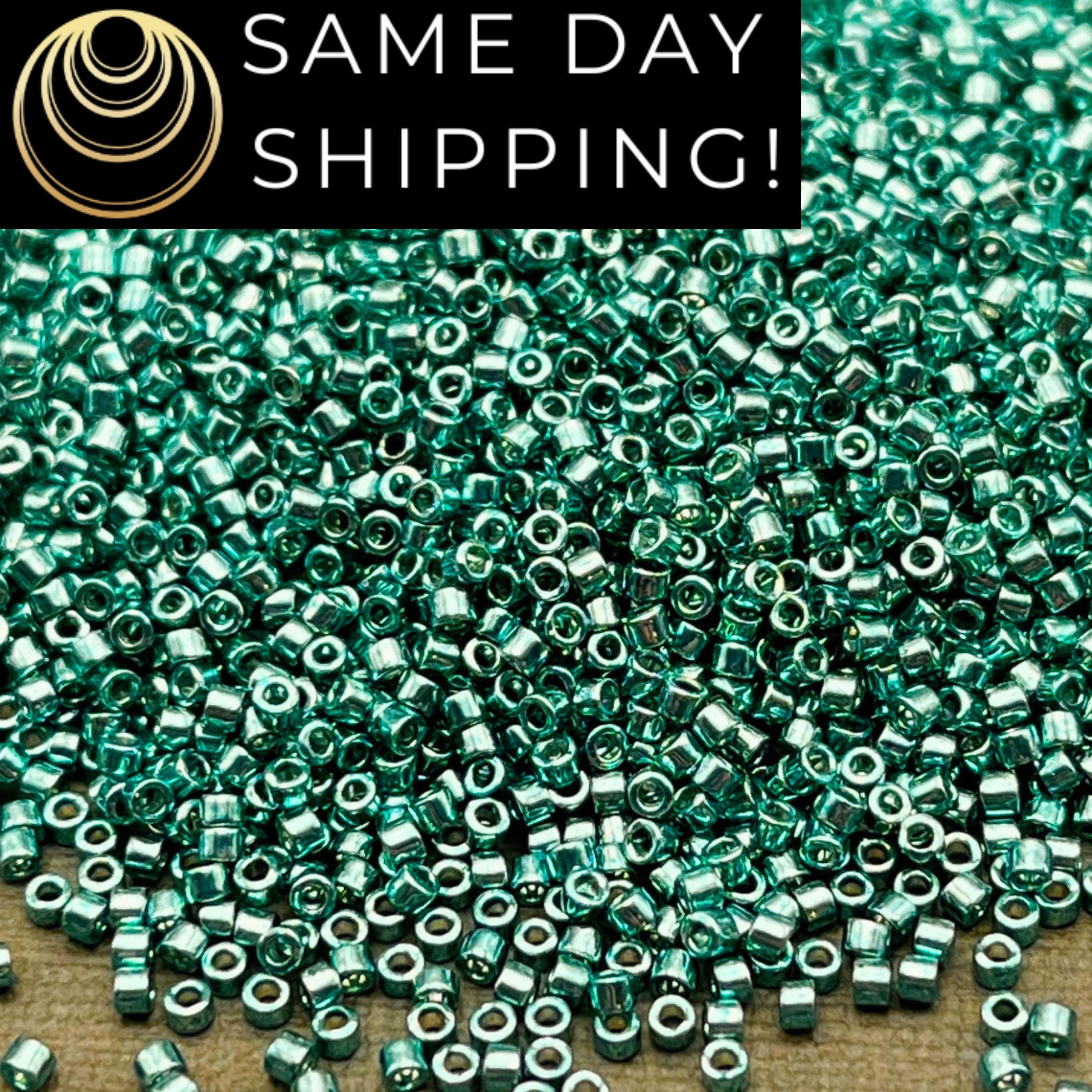 DB0432 11/0 Miyuki Delica Beads Galvanized Peacock Blue - Etsy