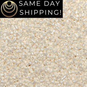 DB0203 11/0 Miyuki Delica Beads Cream Ceylon