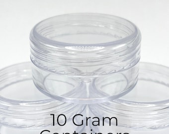 10 gram Clear Seed Bead Storage Containers