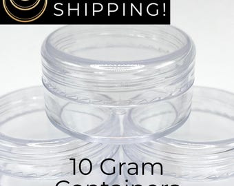 10 gram Clear Seed Bead Storage Containers