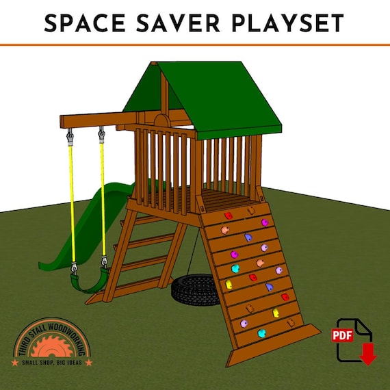 Plans for Backyard Space Saver Playset