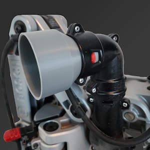 Bosch Gehrungssäge auf 5,5 cm und 4,5 cm Saugschlauch Adapter