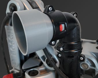 Bosch Miter Saw to 2 1/2", 1 7/8", and 4" Vacuum Hose Adapter