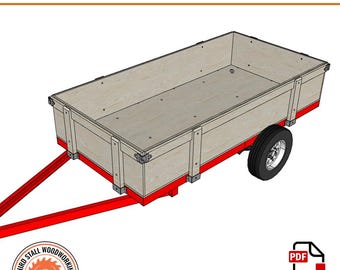 Plans for Harbor Freight Folding Utility Trailer Wooden Box