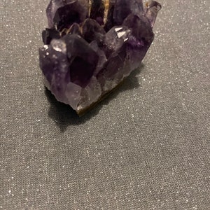 Amethyst crystal cluster