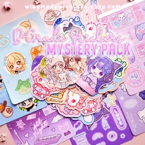 Bolsas sorpresa misteriosas - Paquete de pegatinas holográficas impermeables de grado B con súper descuento - Bolsas sorpresa - de wingmadewithlove