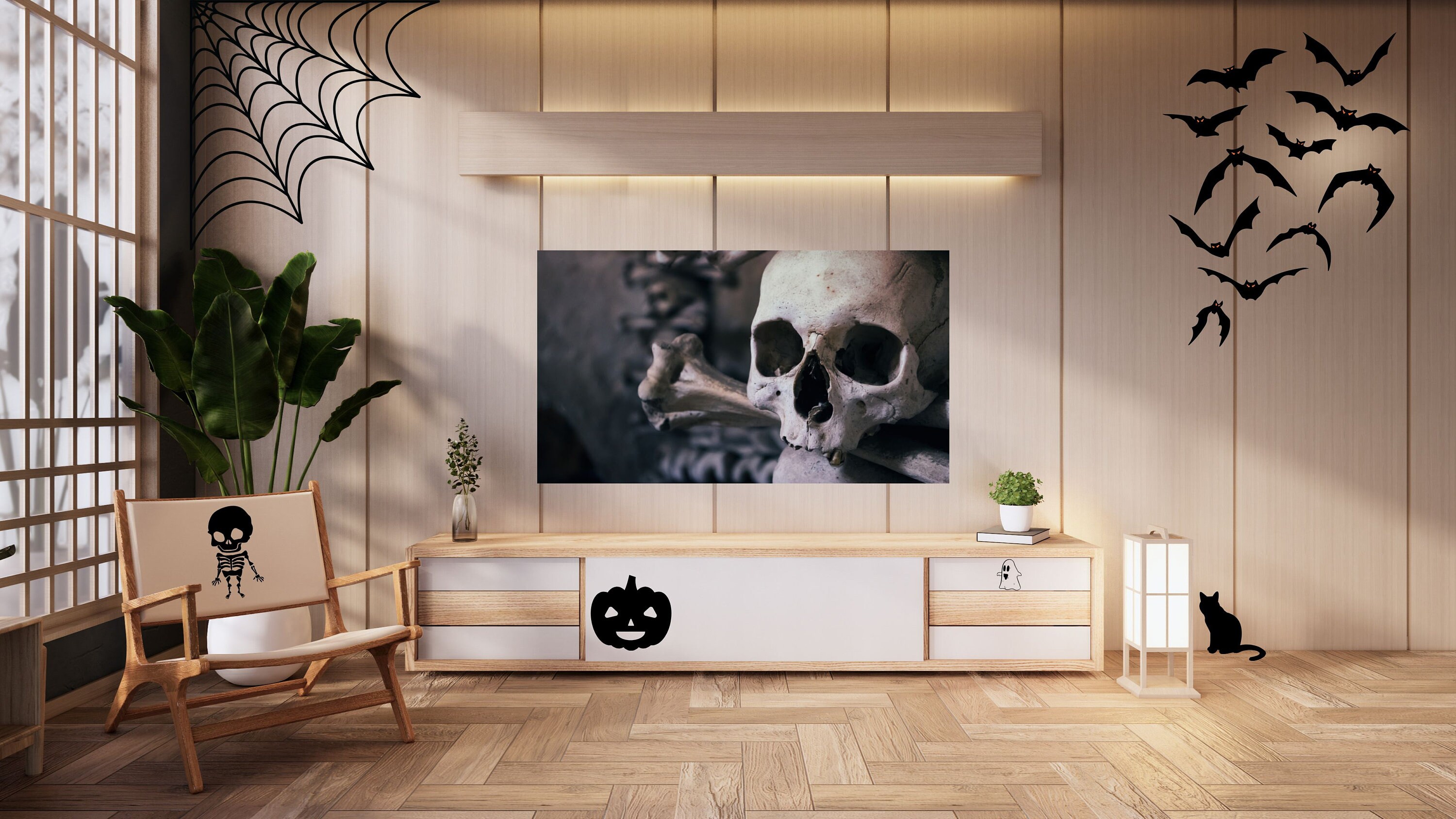 Skull and Bone is a Gothic Grim Macabre and Creepy Downloadable Picture