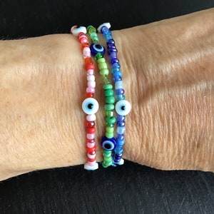 Bracelets pour mauvais yeux, bracelets de couple, bijoux pour lui, ses bijoux, bracelet d’amitié, bijoux de protection