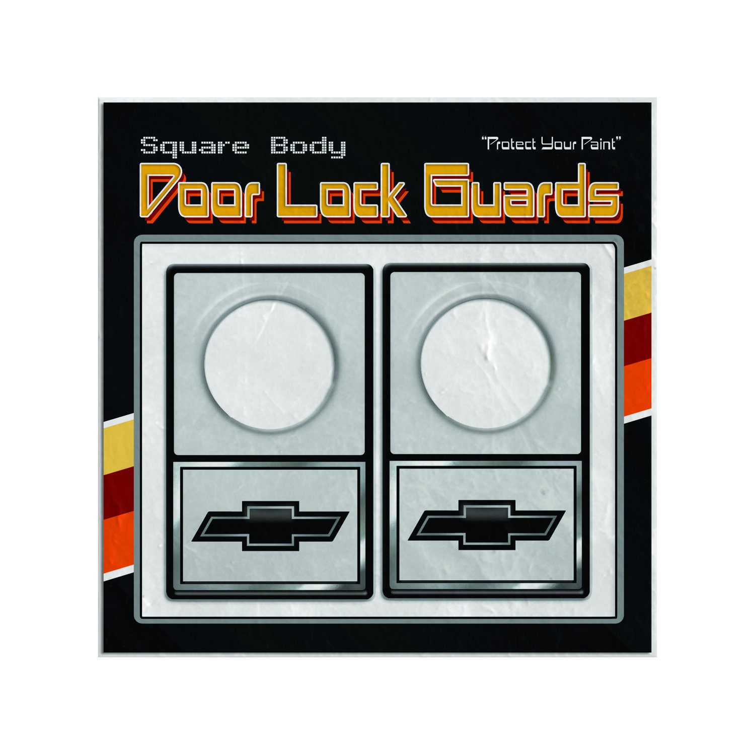 Chevy GMC C10 Square Body Door Lock Guards Bowtie GMC Style Etsy