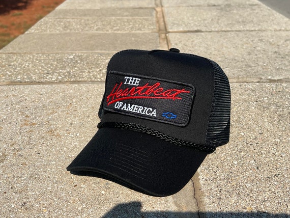 Vintage Chevrolet Heartbeat of America Rope Snapback Trucker