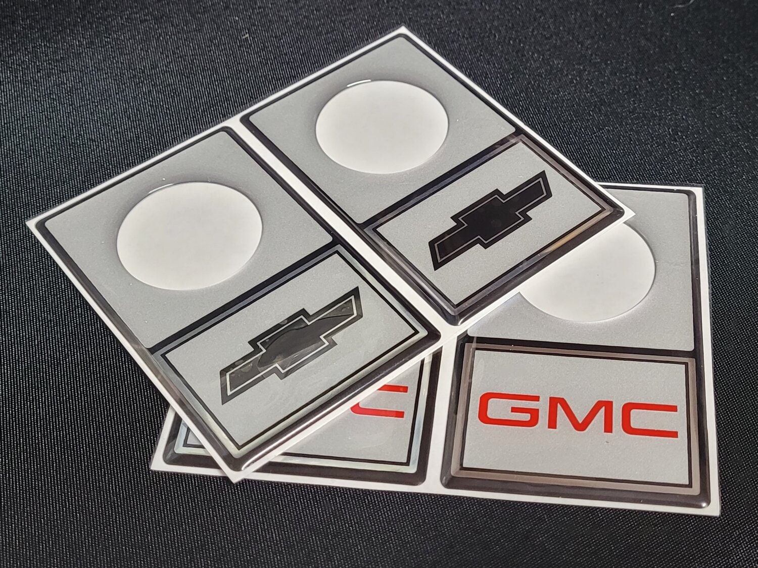 Chevy GMC C10 Square Body Door Lock Guards Bowtie GMC Style Etsy