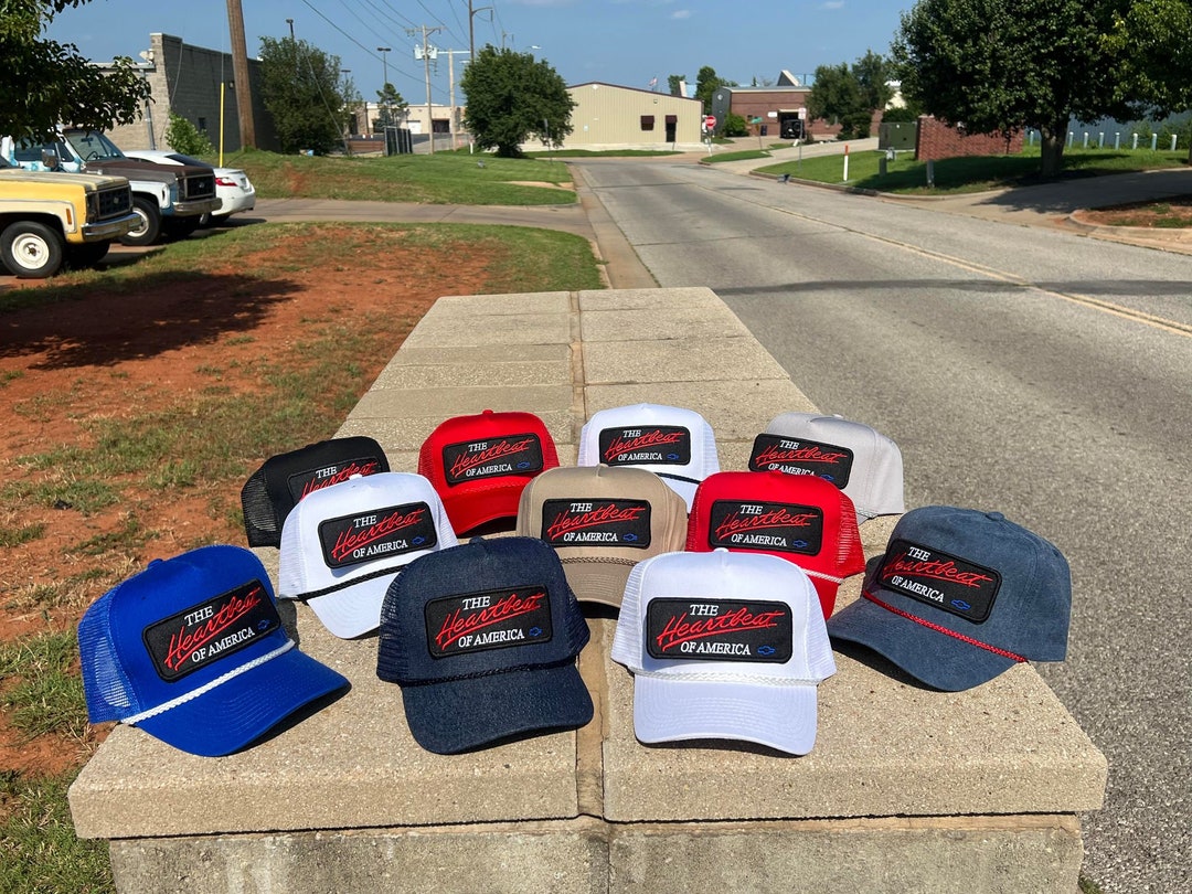 Gorra Con Parche Retro De Estilo Vintage Para Coser Con Plancha Chevrolet Chevy Heartbeat Of America - México