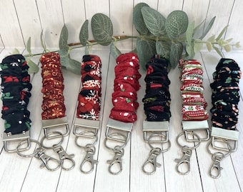 Scrunchie Key Chain | Scrunchie Key Fob | Keychain | Key Chain | Key ...