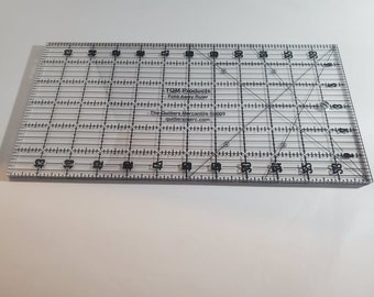 Fold-Away Ruler, TQM Products, Folding, 6"X 24", Quilting Ruler, Template Ruler, Rotary Ruler