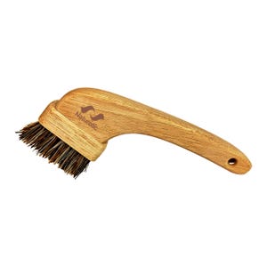 Wooden Grout Scrub Brush with Palmyra and Tampico Bristles | Deep Cleaning Brush for Tile, Shower, Sink and Bathroom | Eco-Friendly Handle
