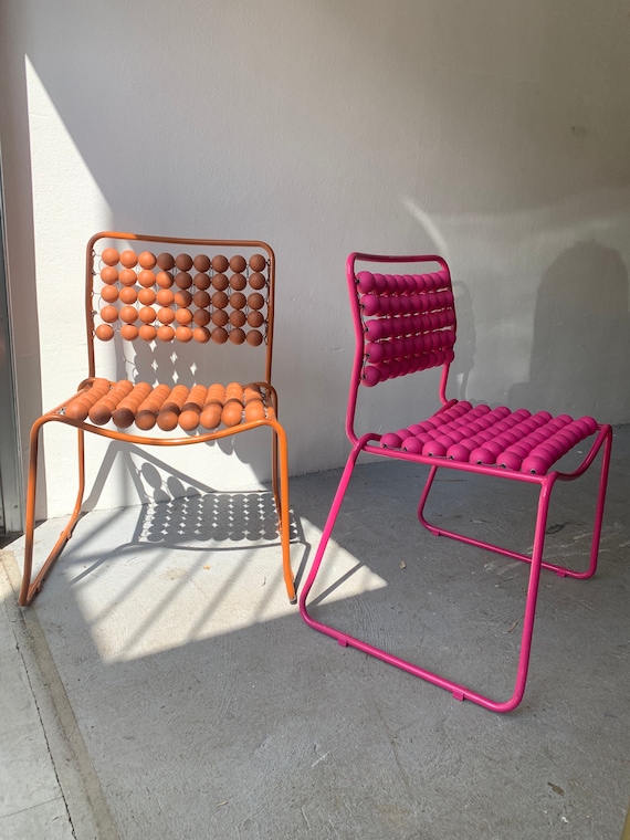Rare Pop Art Designer Chairs / Pop Art Chair / MoMa Design Chair / Space Age Chair / Plastic Balls Chair / SLOG Chair 1990s Croatia Design