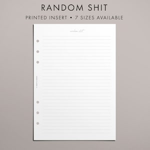 Imprimé merde au hasard, liste des tâches, vidage des cerveaux, désencombrement de l'esprit, gestion du temps, priorités, thème de police manuscrite, 7 tailles
