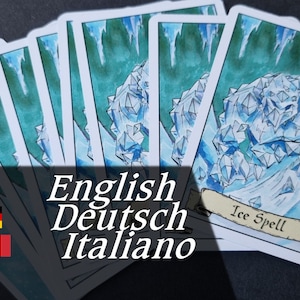 Ice Spells - benutzerdefinierte Karten für HeroQuest (English - Italiano - Deutsch)