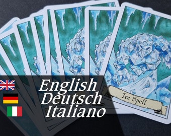 Ice Spells - custom cards for HeroQuest (English - Italiano - Deutsch)