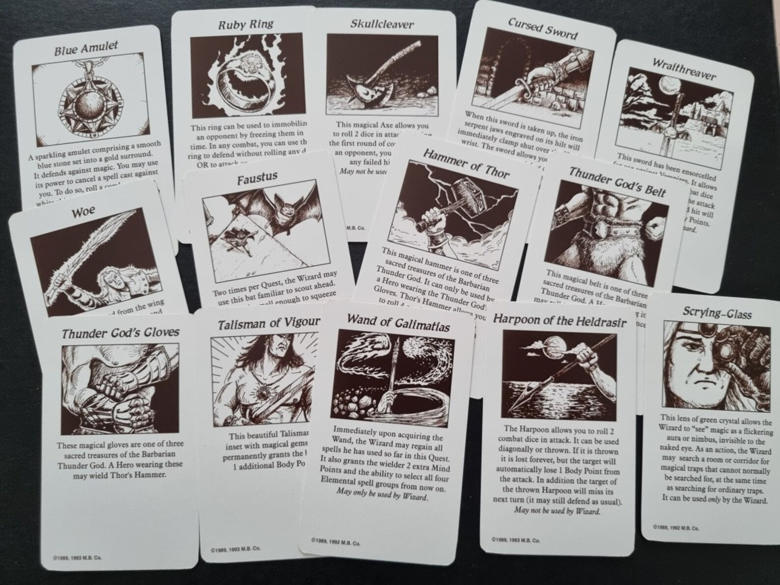 Tyrant's Tomb 14 Artifacts Cards for Heroquest US Version Etsy Australia