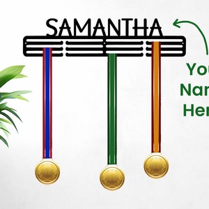 RACE MEDAL HOLDER Sports Medal Display Custom Medal Hanger Running Medal Holder Marathon Gift Custom Metal Sign Runner Gift