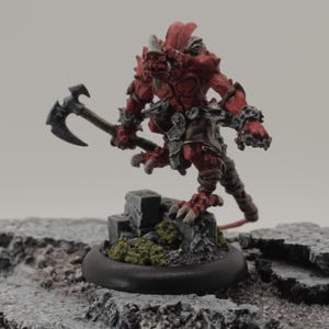 Painted Dragonborn Warrior
