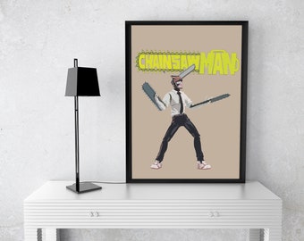 Denji Chainsaw. PDF A3 Digital Print