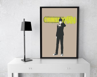 Aki Chainsaw. PDF A3 Digital Print