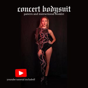 ¡Patrón de body inspirado en el concierto de Snake y folleto de instrucciones!