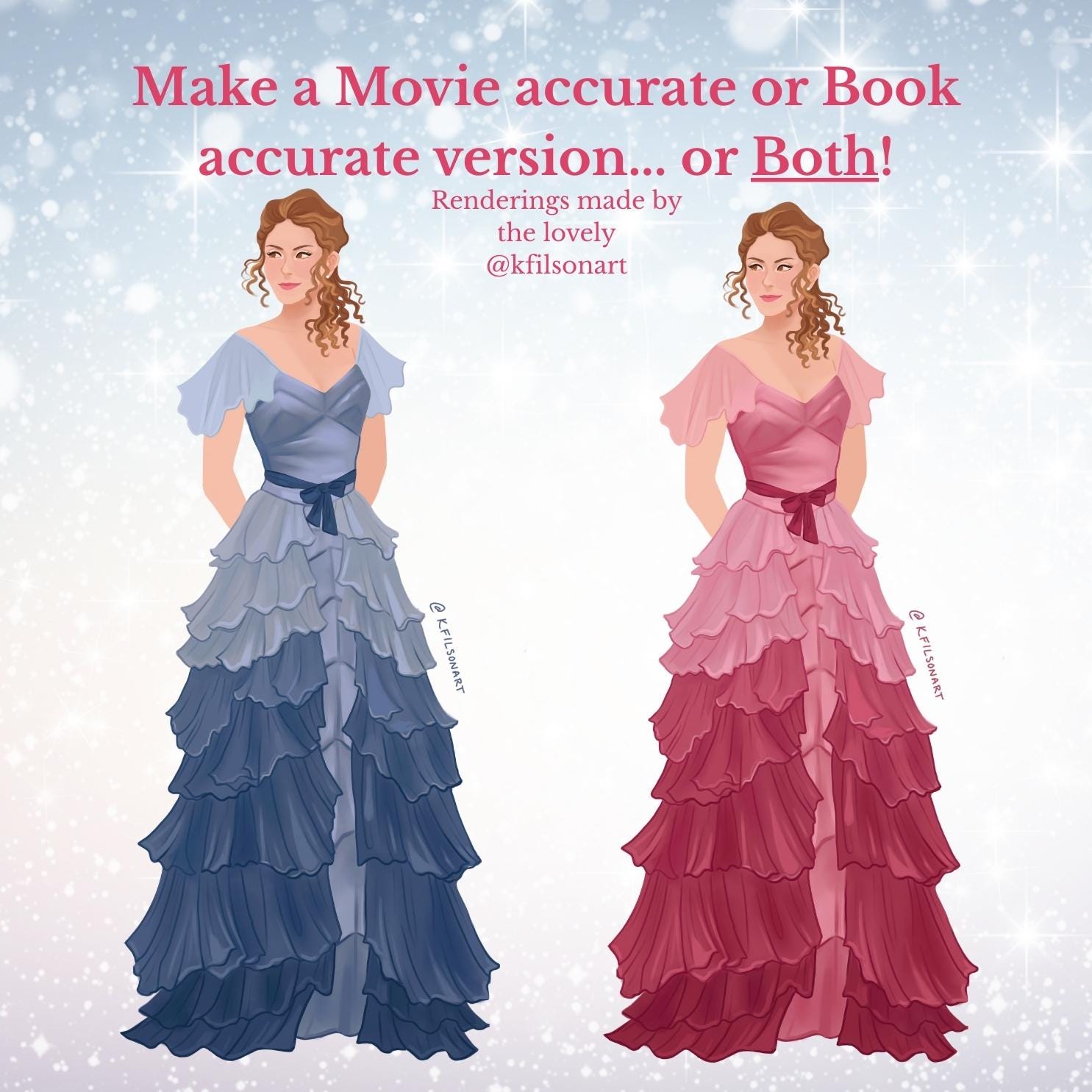 The Yule Ball Dress Pattern and Instructions- Sewing Cosplay Pattern - Etsy