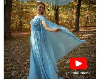 Eras inspired Blue Dress Pattern | PDF Taylor Inspired Sewing Pattern