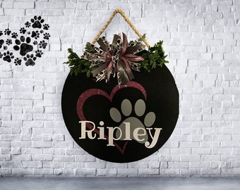 Custom Pet Name Sign/Pet Sign/Pet Name Sign/Dog Name Sign/Cat Name Sign/Wooden Pet Sign