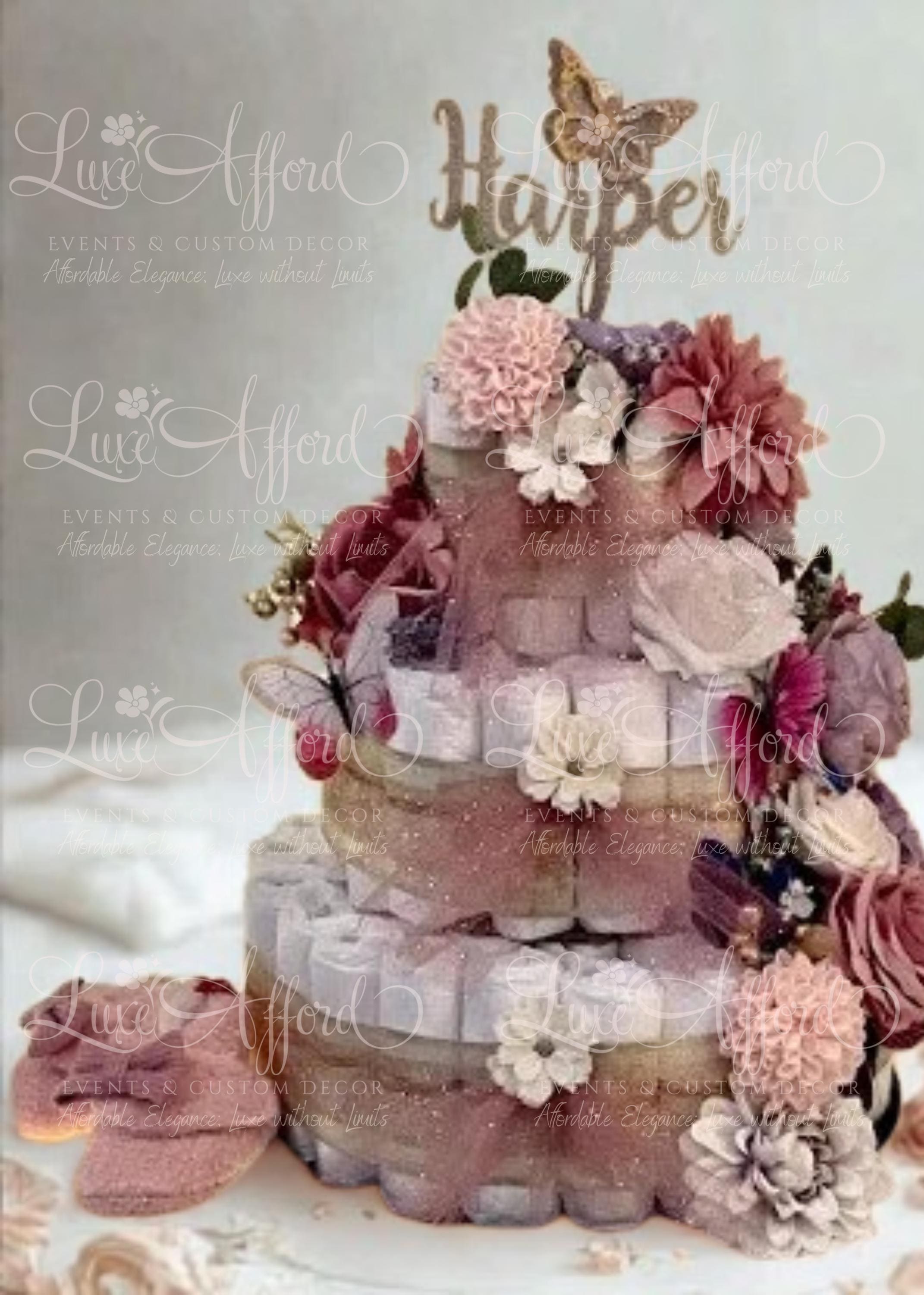 Butterfly Diaper Cake/Butterfly Themed Diaper Cake/Baby Girl/Baby Shower  Centerpiece/Butterfly Centerpiece/Baby Shower Gift/Cake Topper - Etsy België, image size:2142x3000
